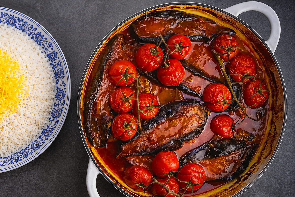 خورشت بادمجان مجلسی