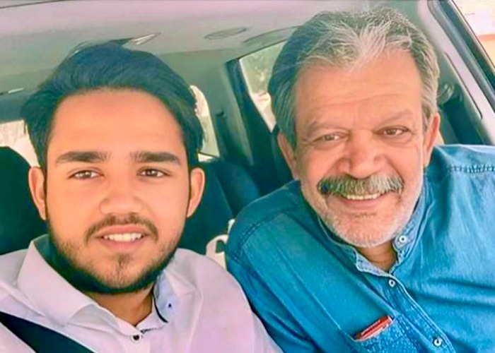 حسن پورشیرازی و پسرش آرین حسن پورشیرازی و فرزندان