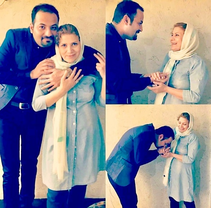عکس کبری گودرزی و پسرش کبری گودرزی