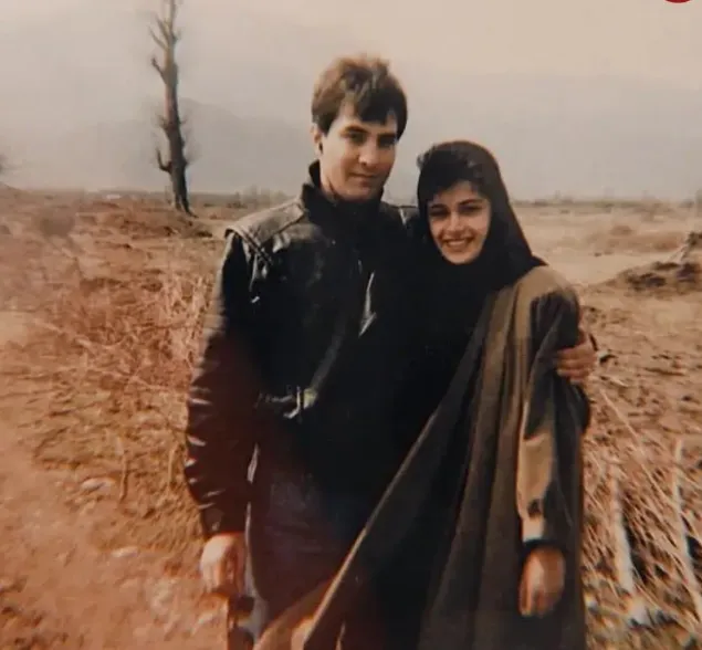 ایرج نوذری و همسرش
