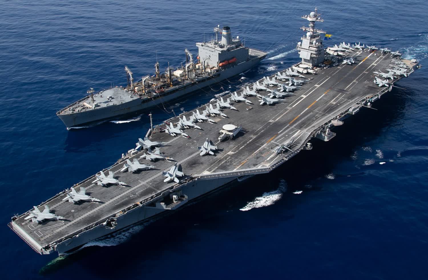 USS Gerald R. Ford پیشرفتهترین ناو هواپیمابر جهان