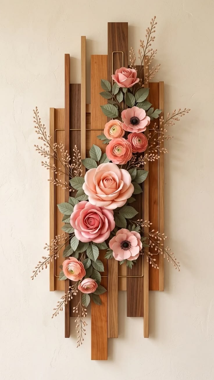 پنل چوبی برای طراحی دیوار پذیرایی خانه عروس