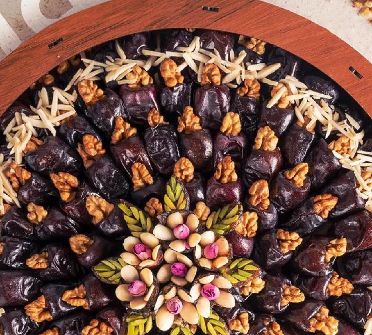 مدل تزیین خرما ساده و شیک