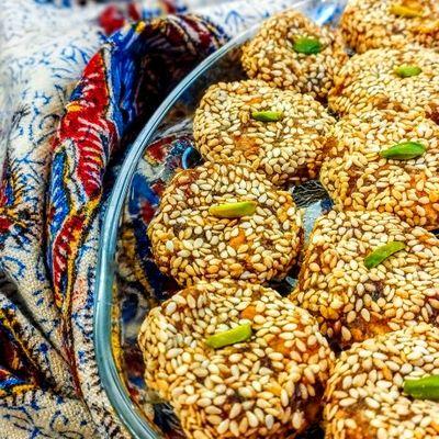 شیرینی خرمایی ساده بدون فر برای پذیرایی