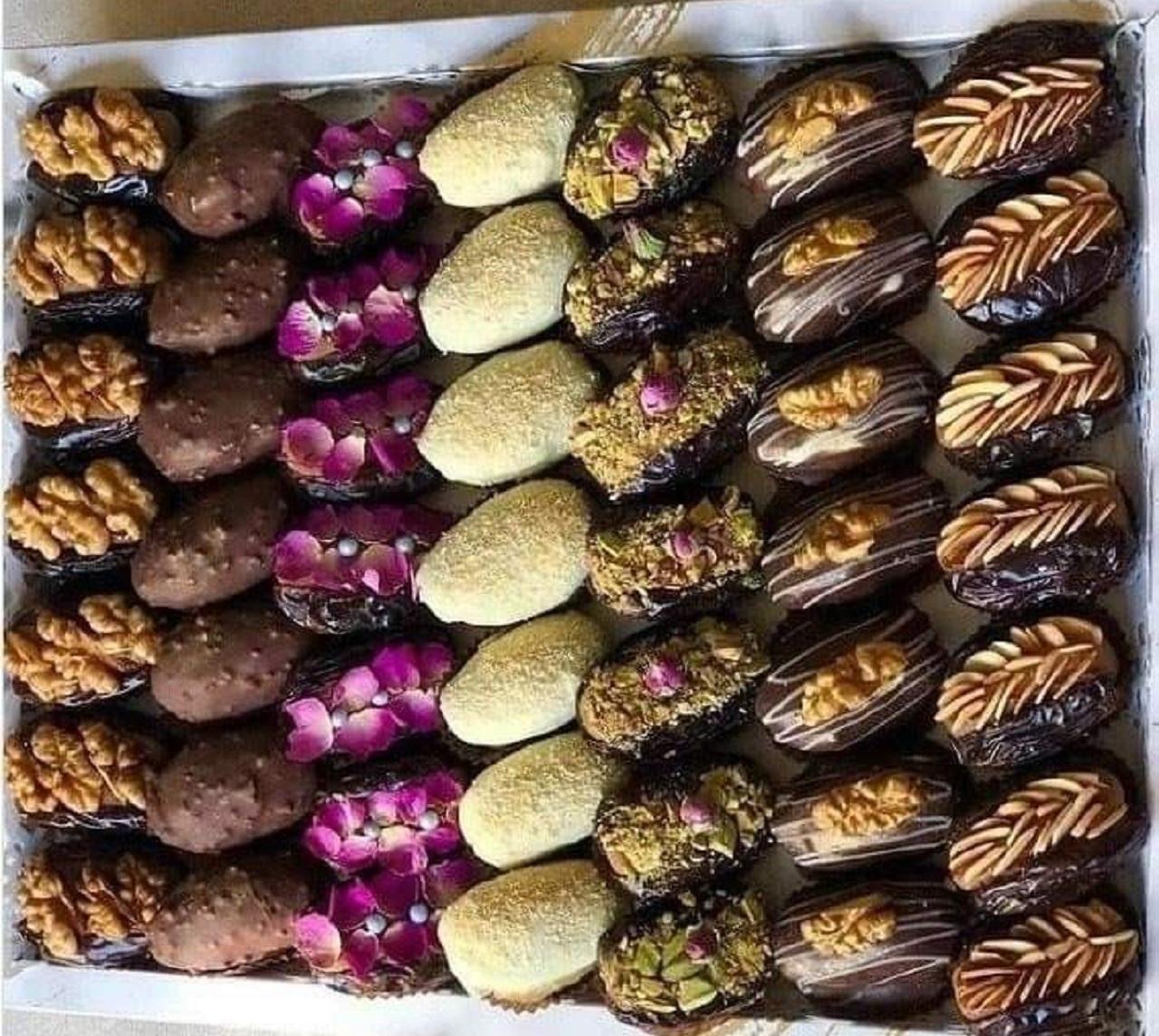 مدل تزیین خرما ساده و شیک