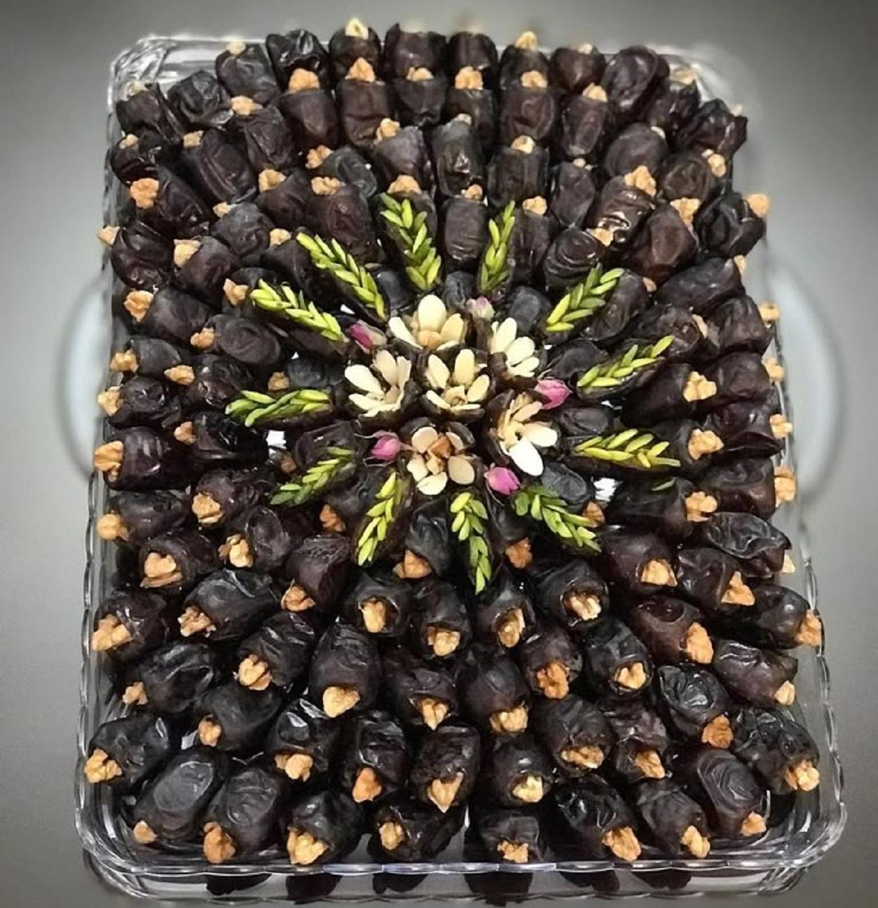 مدل تزیین خرما ساده و شیک