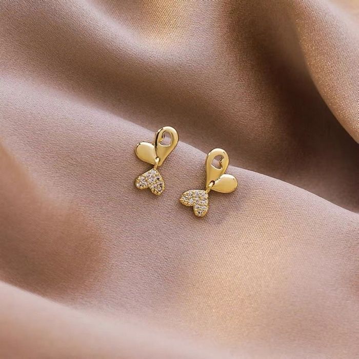 گوشواره طلا دخترانه بلند و شیک