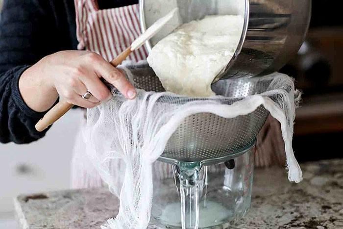 طرز تهیه پنیر بدون شیر