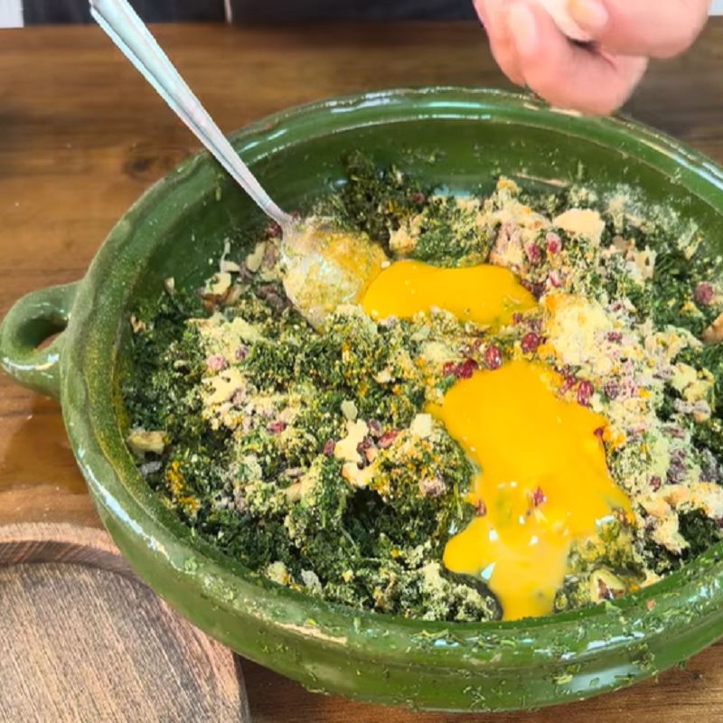 درست کردن مایه کوکو سبزی با سبزی خشک