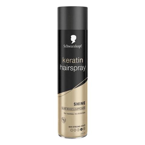 SCHWARZKOPF KERATIN SHINE HAIR SPRAY 400ML – Nazar Jan's Supermarket