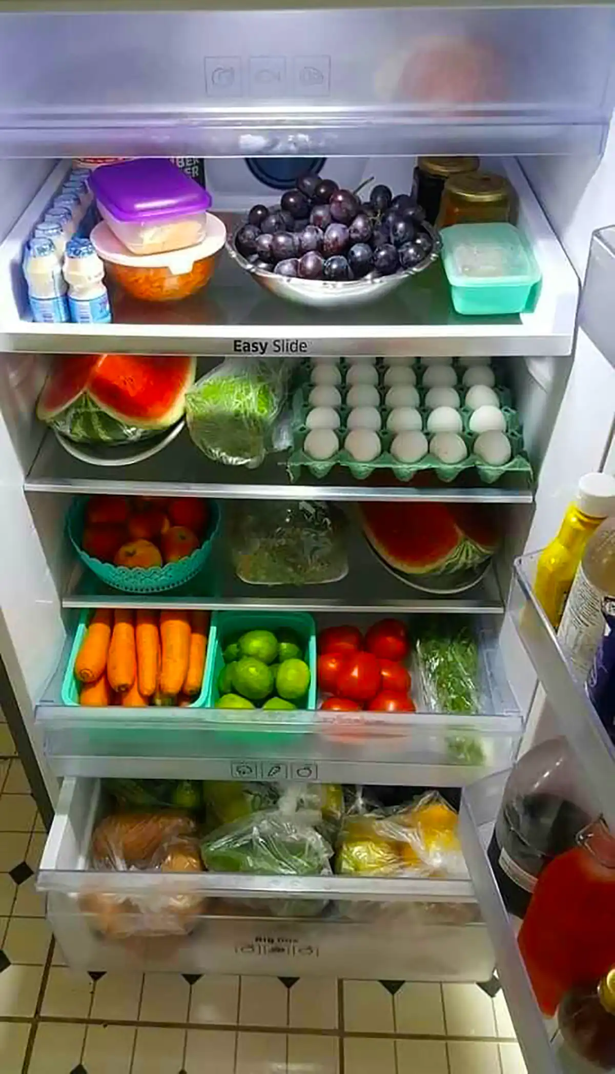 چک لیست کامل مواد غذایی یخچال عروس