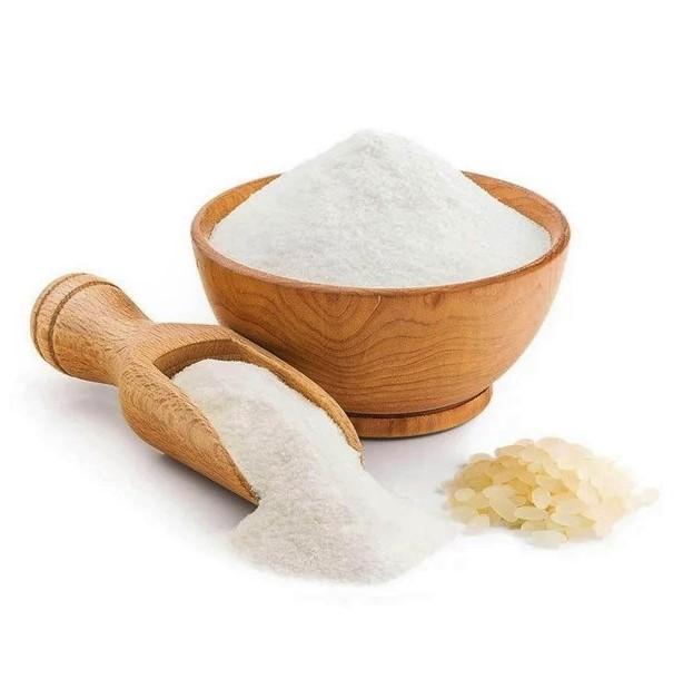 تفت دادن آرد برنج برای تهیه پیس گندله