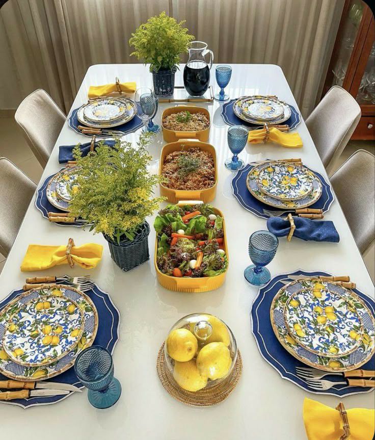 ایده شیک برای چیدمان میز شام مهمانی