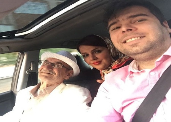 احمد پورمخبر بازیگر متهم گریخت در کنار فرزندانش