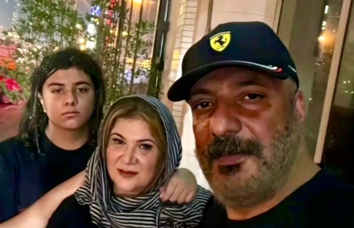 امیر جعفری در کنار همسرش ریما رامین فر و پسرشان