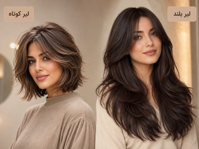 مدل موی لیر شیک مدل موی لیر زنانه و دخترانه