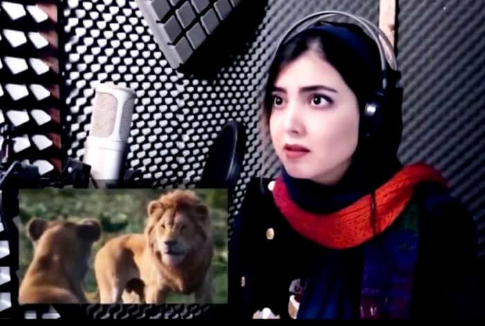 زیبا کرمعلی در اتاق دوبله