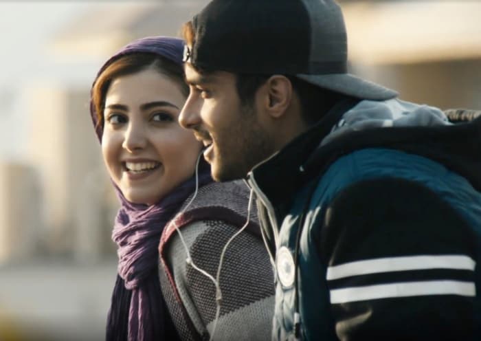زیبا کرمعلی و ساعد سهیلی در فیلم لاتاری