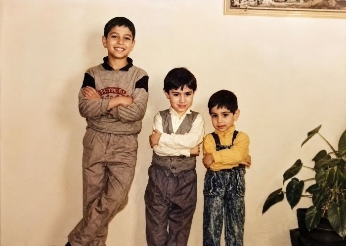 عکس کودکی سهیل بیرقی