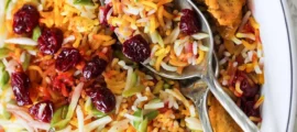 طرز تهیه آلبالو پلو مجلسی با مرغ
