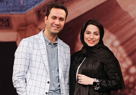 محیا اسناوندی و همسرش