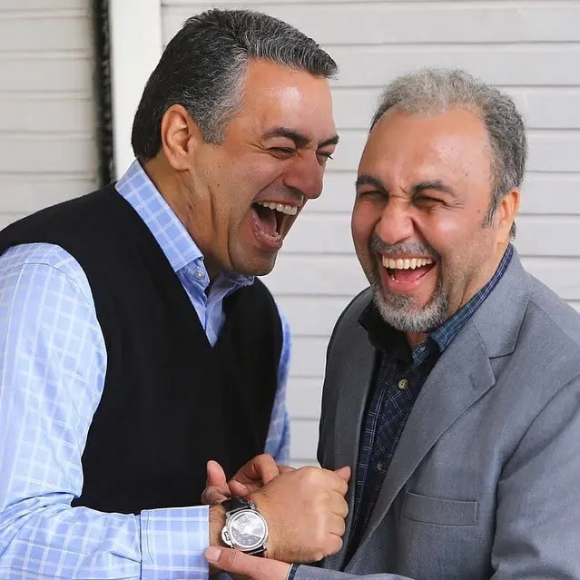 سام نوری در کنار بازیگران سینما