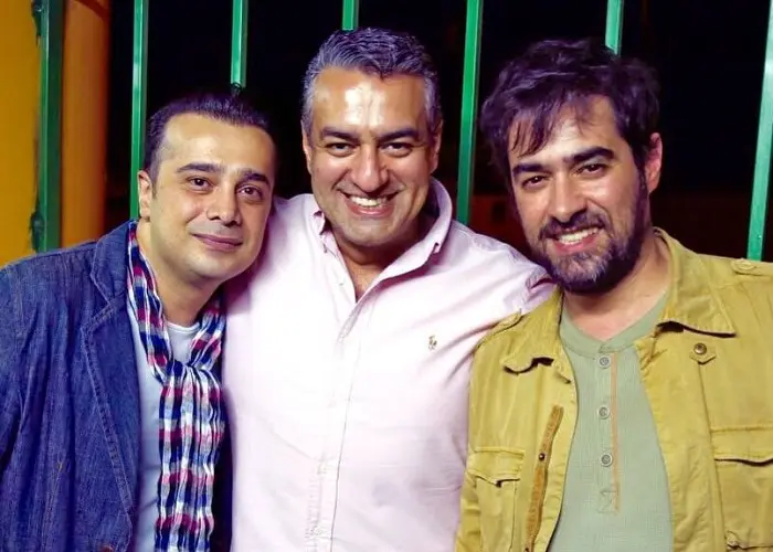 سام نوری در کنار بازیگران سریال شهرزاد