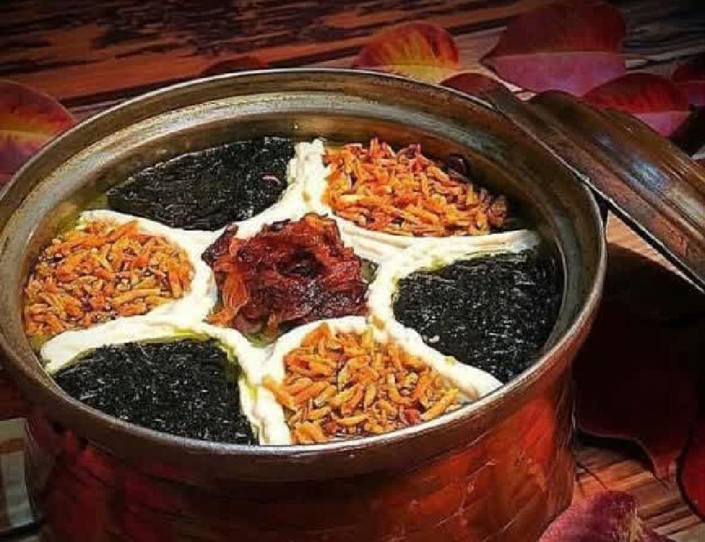 ایده شیک برای تزیین آش رشته