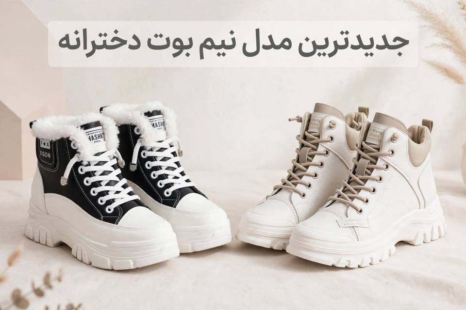 نیم بوت دخترانه