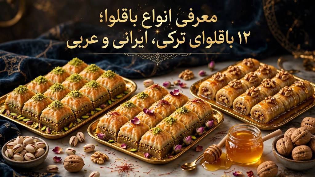 معرفی انواع باقلوا