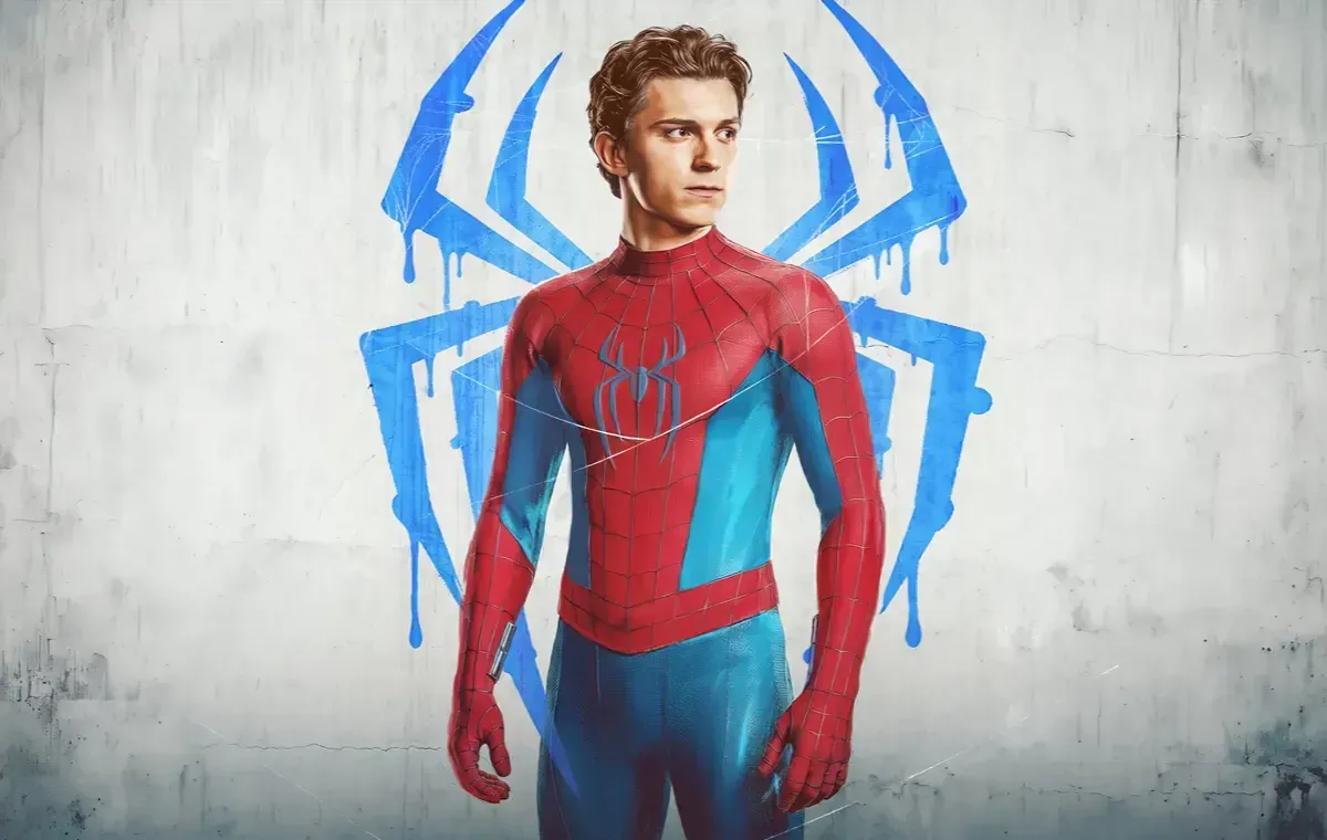 تام هالند در نقش مرد عنکبوتی در فیلم Spider-Man Brand New Day