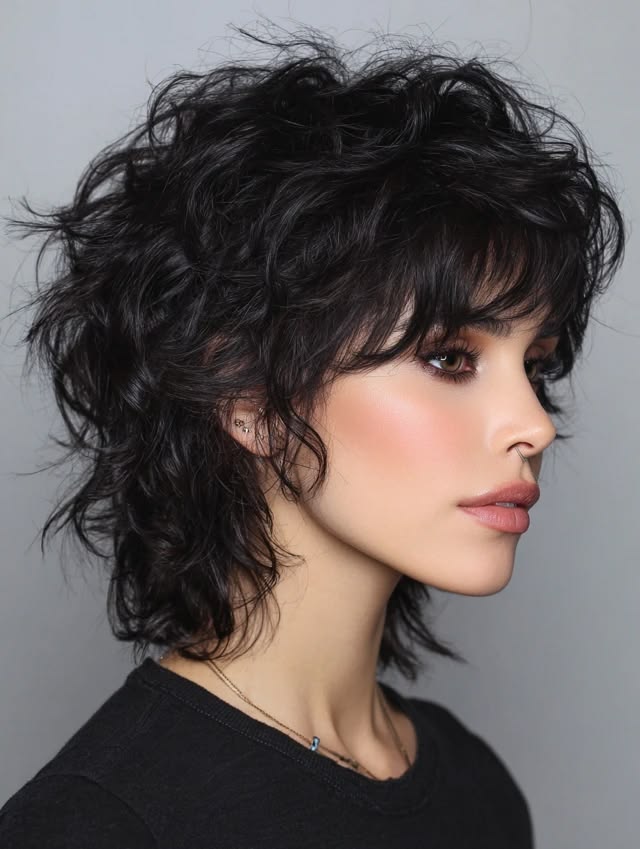 مدل شگی کوتاه لایه‌لایه