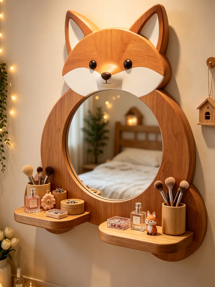 مدل آینه کیوت برای اتاق دخترانه و پسرانه