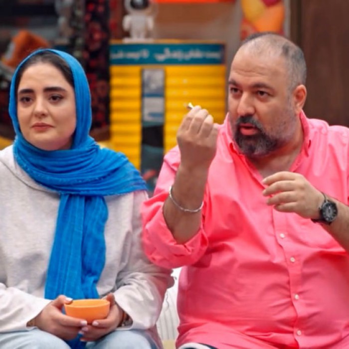 نرگس محمدی و علی اوجی در برنامه جوکر