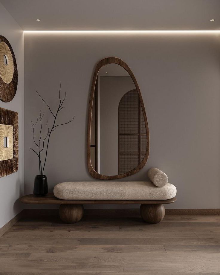 مدل آینه کنسول شیک برای پذیرایی