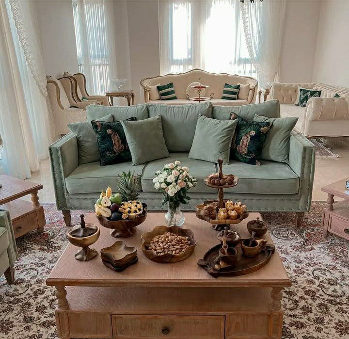 سینی چوبی شیک برای پذیرایی