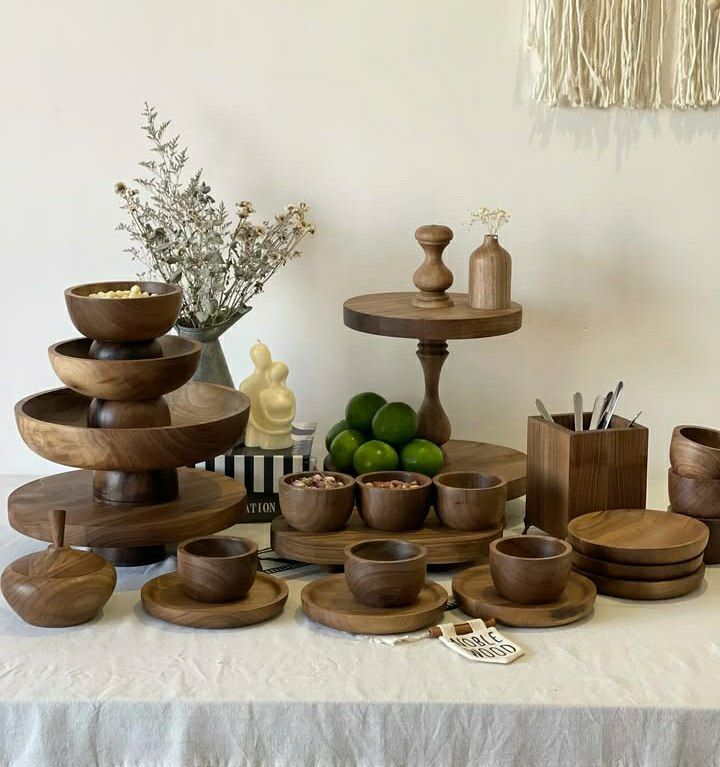 مدل ظرف پذیرایی چوبی خاص