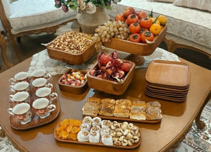 مدل جدید ظروف چوبی برای پذیرایی