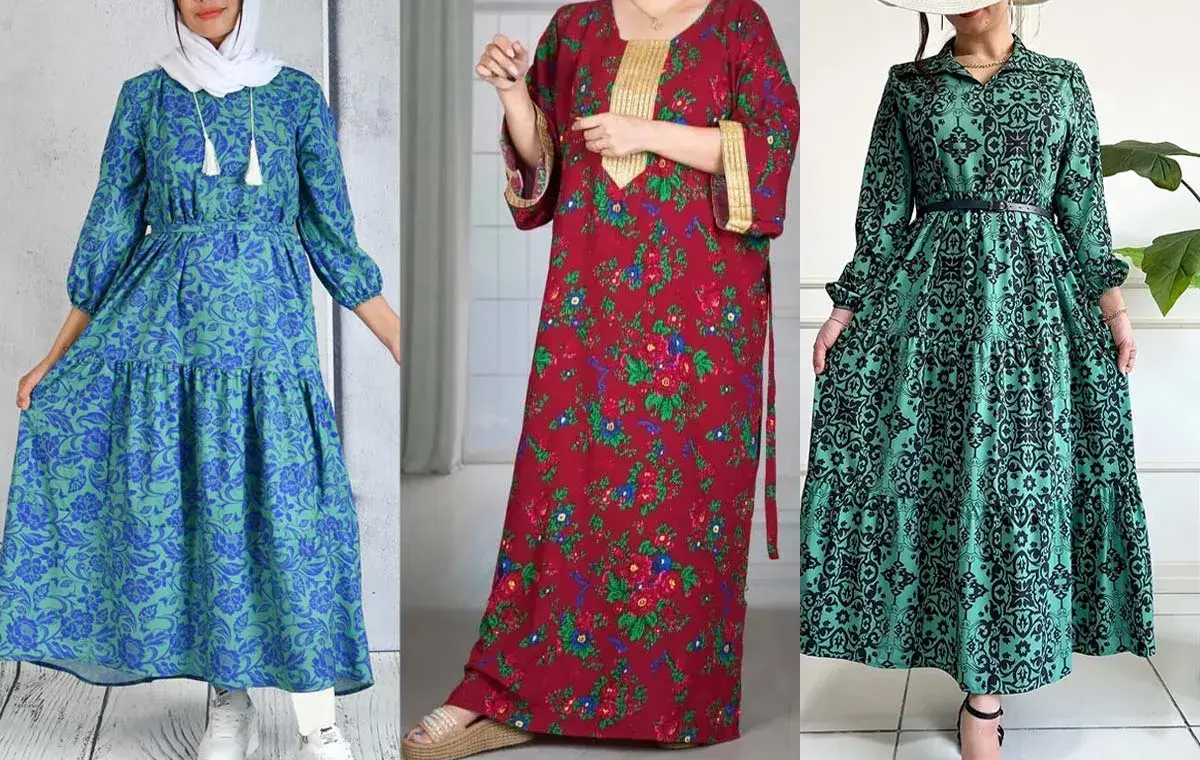 مدل پیراهن ساحلی نخی تابستانی