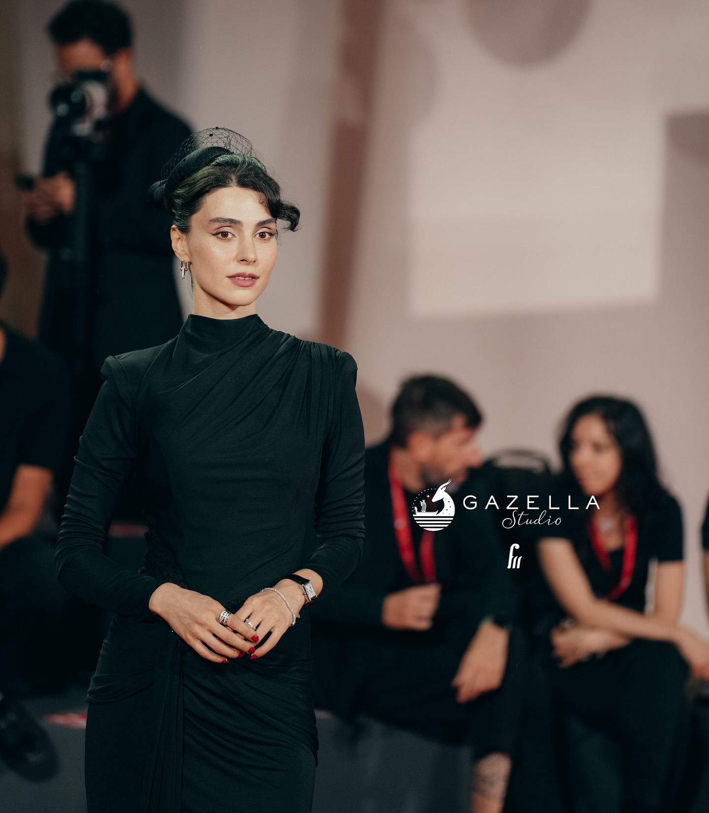 کلاه و مدل موی لاله مرزبان در جشنواره ونیز