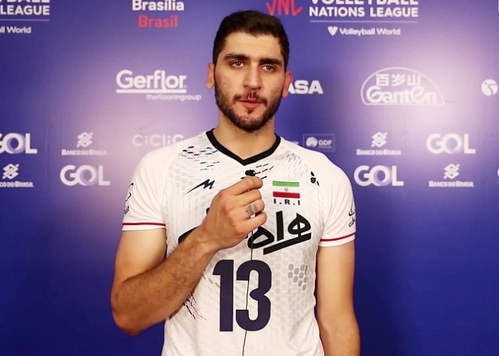 علی رمضانی پاسور تیم ملی والیبال ایران