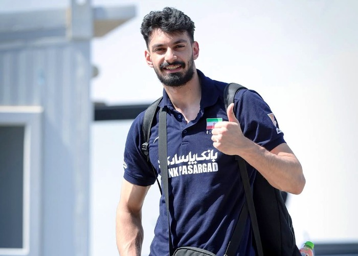 محمد ولی زاده مدافع میانی تیم ملی والیبال ایران