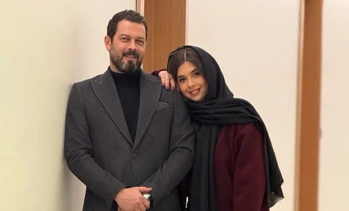 پژمان بازغی و دخترش نفس بازغی