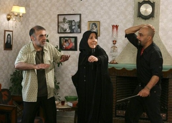 رضا عطاران و مرجانه گلچین در سریال بزنگاه