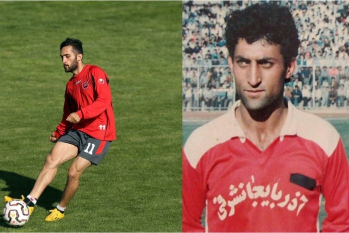 پیام صادقیان و پدرش حسن زیکو