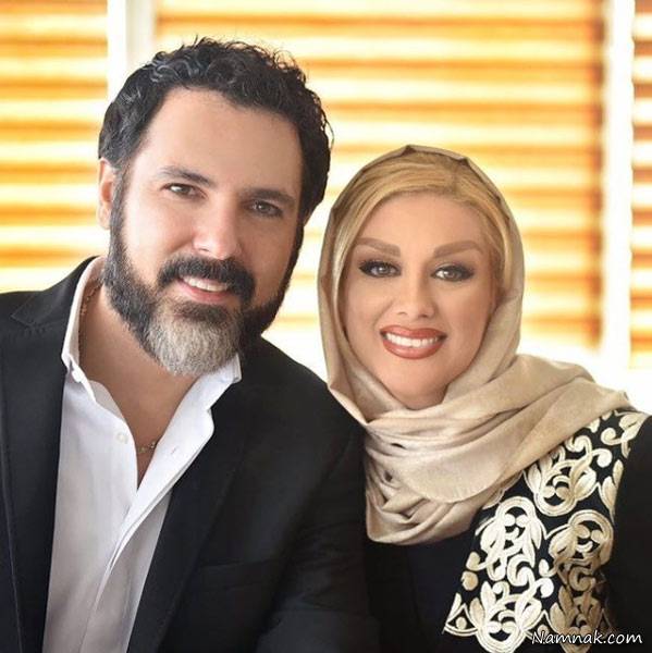 کوروش تهامی و همسرش پونه یزدانی